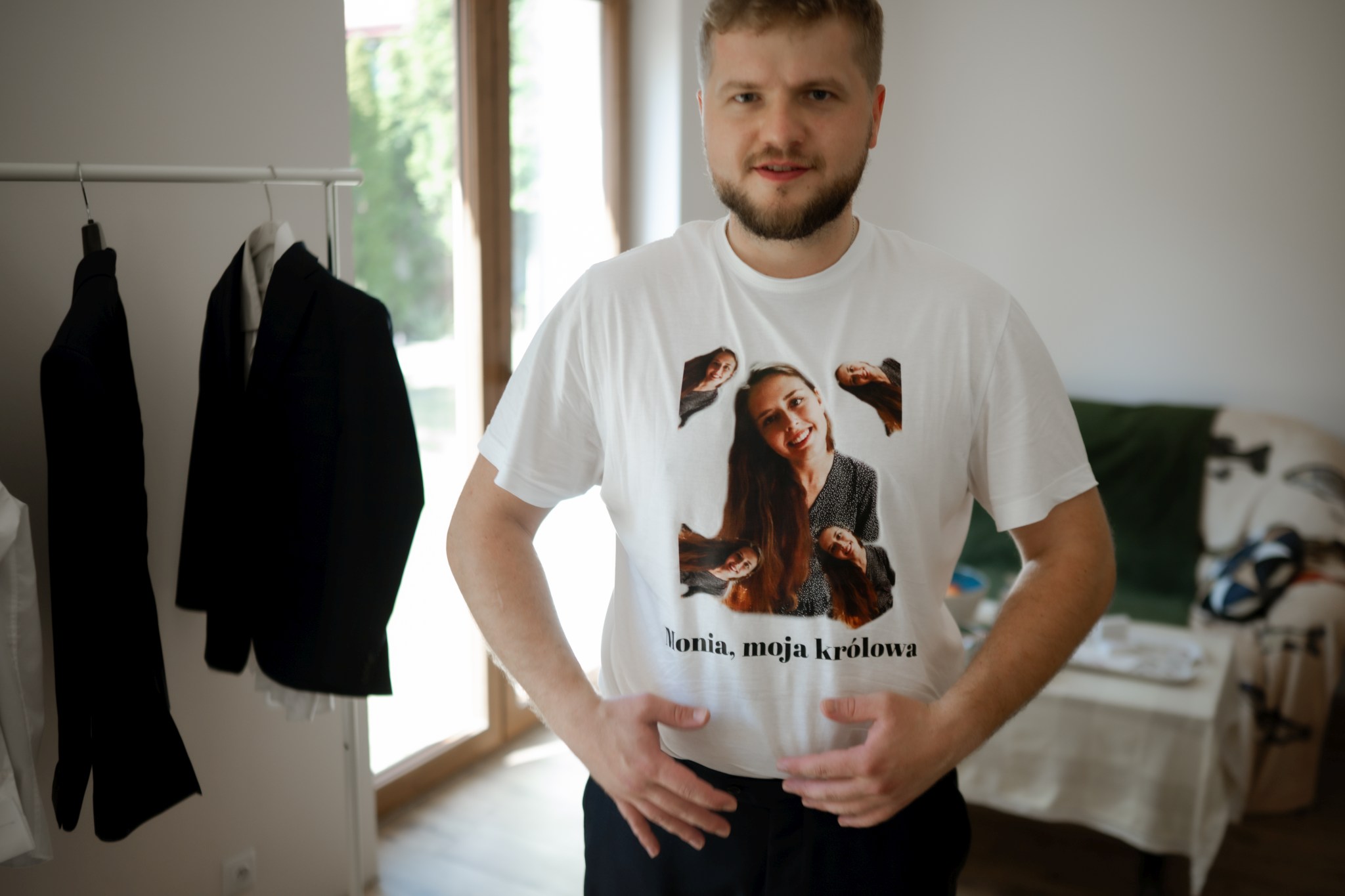 pan młody w dniu ślubu